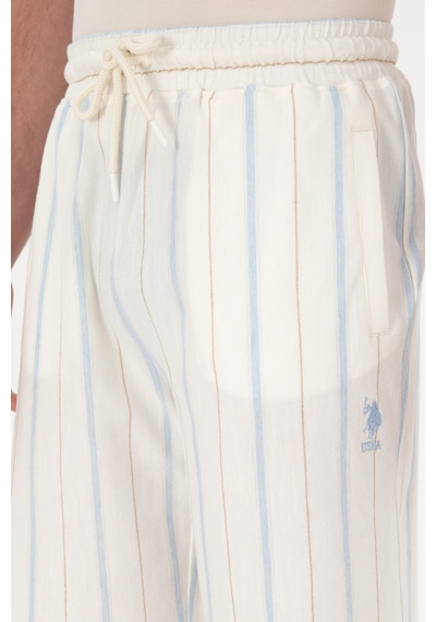 U.s. Polo Assn. Erkek Beyaz Şort Örme 50300021-vr013 Beyaz