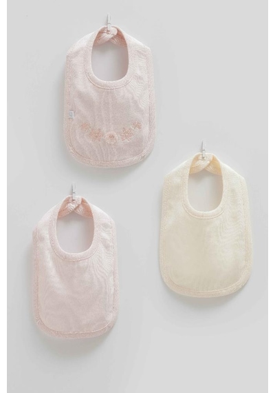 Caramell Pamuk Love Hugs 3'lü Mama Önlüğü Crml.onk2039 Pembe
