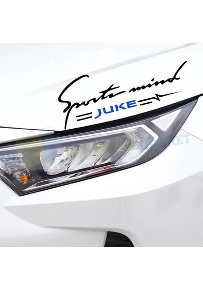 Nissan Juke Sport Mind Far Kaput Oto Sticker Yapıştırma Etiket
