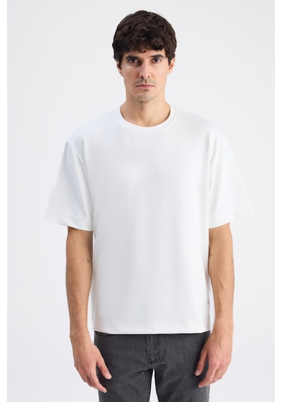Twn Relaxed Fit Ekru Düz T-shirt 6ec146171622m Çok Renkli
