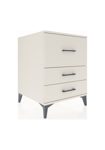 Kronos Komodin 3 Çekmeceli 60x59x80 Aytaşı-aytaşı Aytaşı