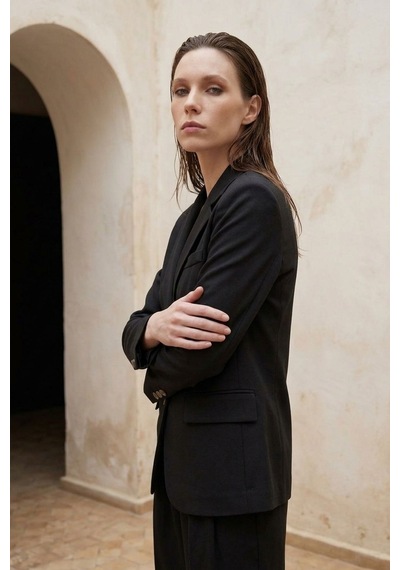 Hiccup My Fashıon Kadın Blazer Ceket Siyah