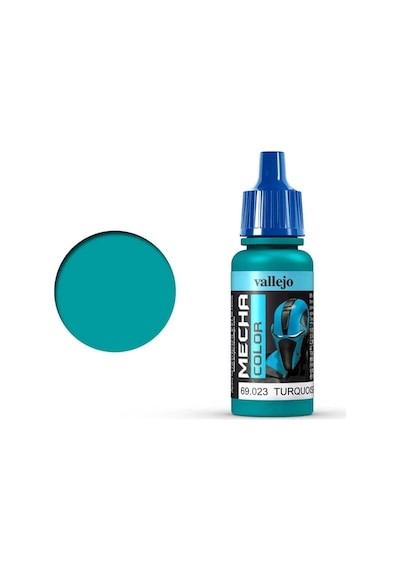 17 Ml. Turquoise Mecha Color Serisi Maket Boyası, Vallejo 69023 Standart