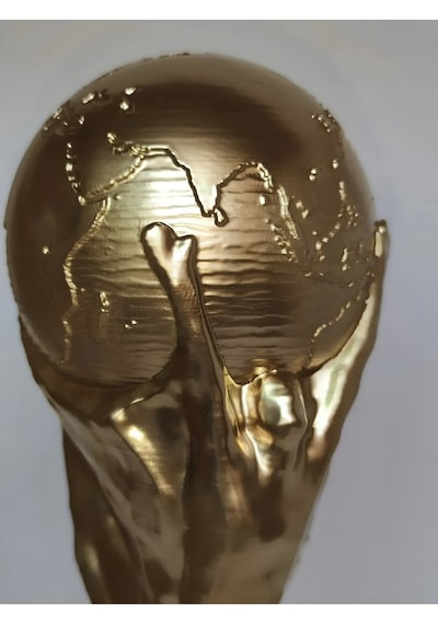 Fifa Worldcup Fifa Dünya Kupası Biblo Altın 25 CM Katar Dünya Kup Altın