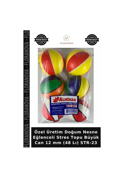 Özel Üretim Doğum Nesne Eğlenceli Topu Büyük Can 12 Mm 48 Lı Str-23
