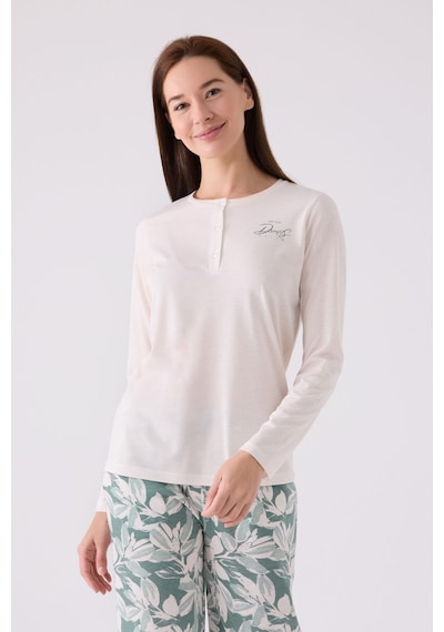 Arnetta Kadın Beyaz Pijama Takımı Ar3116-s-v1 Beyaz
