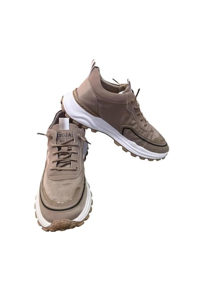 Guja 24k502-5 Hafif Tekstil Sneakers Erkek Spor Ayakkabı Bej
