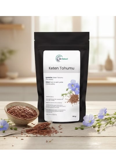 Keten Tohumu Doğal Katkısız - Aromatik Bitkiler Kooperatifi Keten Tohumu 100 Gr