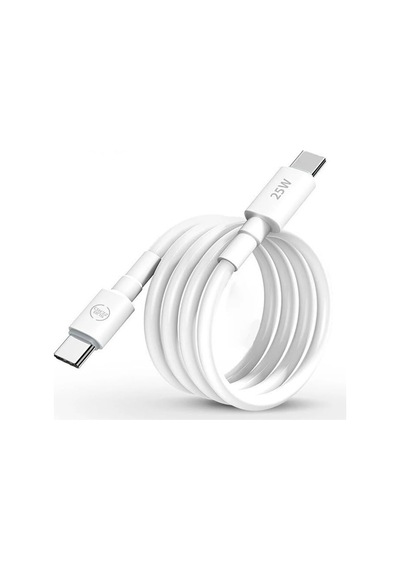 C To Type C Şarj Kablosu 30w 2 Metre Uzun Pd Çift Taraflı Usb C Hızlı Şarj Ve Data Kablosu Beyaz Diğer