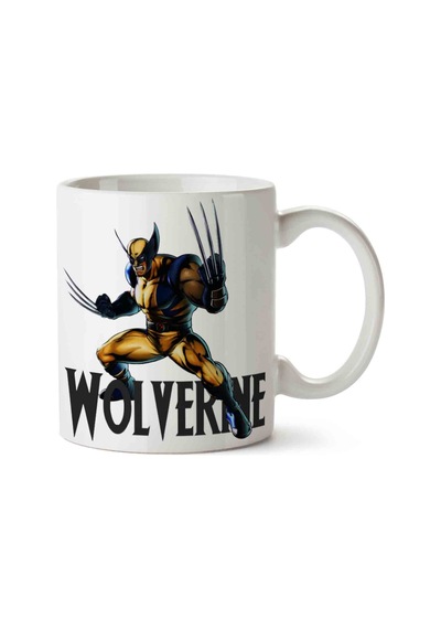 WOLVERINE İki Tarafı Baskılı Kupa Bardak
