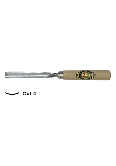 Kirschen Düz Oluklu Ağız Oyma Iskarpelası Cut4 - 12Mm