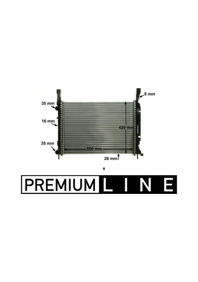 Mahle Cr1157000p Motor Su Radyatörü Mercedes Cıtan Om607 W415 12 . Renault Kangoo 1.5 Dci 1.6 16v 09 A4155000002-8200418328-8200418327