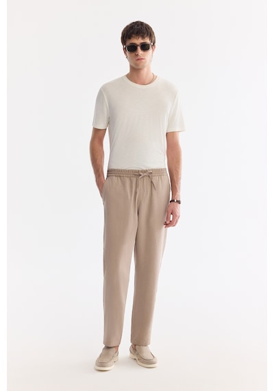 Avva Erkek Bej Beli Lastikli Nefes Alan Modal Karışımlı Soft Touch Relaxed Fit Jogger Pantolon A61y3031 Avva Erkek Bej Beli Lastikli Nefes Alan Modal Karışımlı Soft Touch Relaxed Fit Jogger Pantolon A61y3031