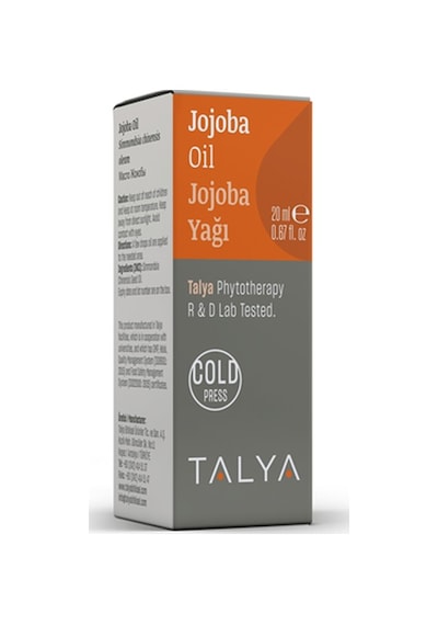 Talya Soğuk Sıkım %100 Saf ve Doğal Jojoba Yağı 20 ML