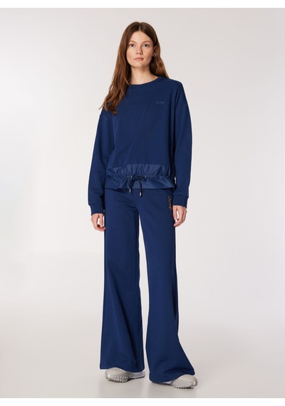 Jeep Lacivert Kadın Bisiklet Yaka Loose Fit Sweatshirt C4wl-swt4806