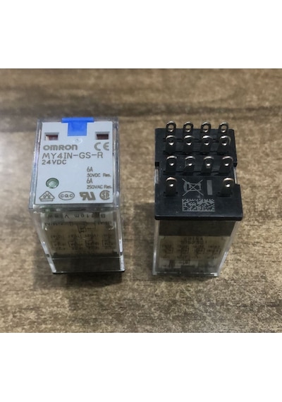 Omron My4ın-gs-r 24dc 24vdc,4no/4nc,14p-6a,röle