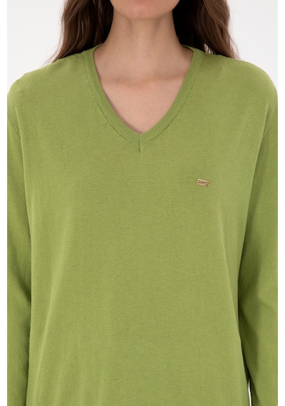 U.s. Polo Assn. Kadın Fıstık Kazak /triko 50313598-vr087 Fıstık