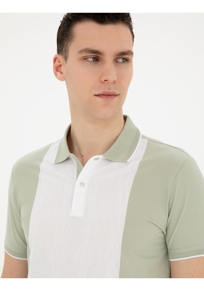 Pierre Cardin Erkek Çağla Tişört 50284314-vr016 Çağla