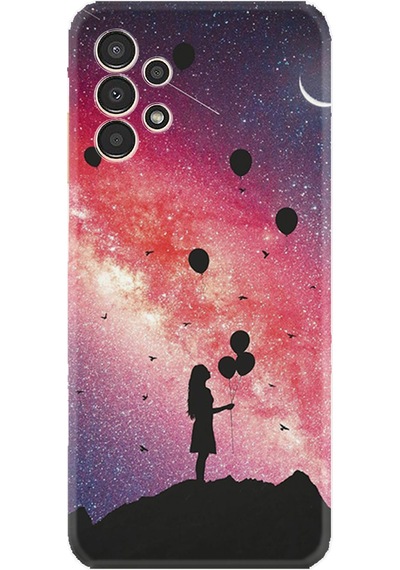 Samsung Uyumlu Galaxy A14 Kılıf Resimli Desenli Baskılı Silikon Flowers Cat 2 1349