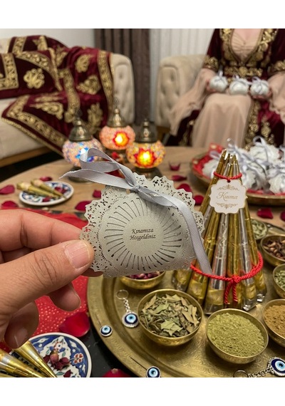 Evren Hediyelik -kına Gecesi İçin Kese İçinde Kına-50 Adet