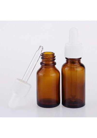 10 Ml Amber Mini Cam Damlalık Şişeler, 1/3 Oz Yeniden Doldurulabilir Cam Göz Damlalıklı Örnek Şişe Uçucu Yağlar Örnek Seyahat İçin 8 Paket