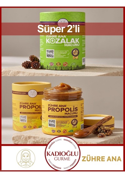 Zühre Ana Kozalak Macunu 240 Gr + Zühre Ana Propolis Macunu 240 Gr