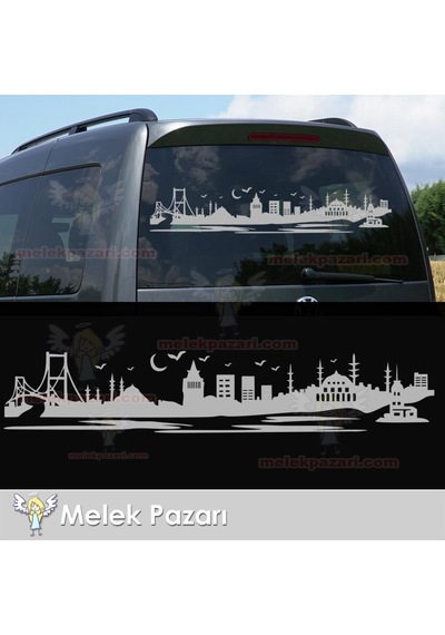 Istanbul Manzarası Araba Sticker, Karavan Sticker