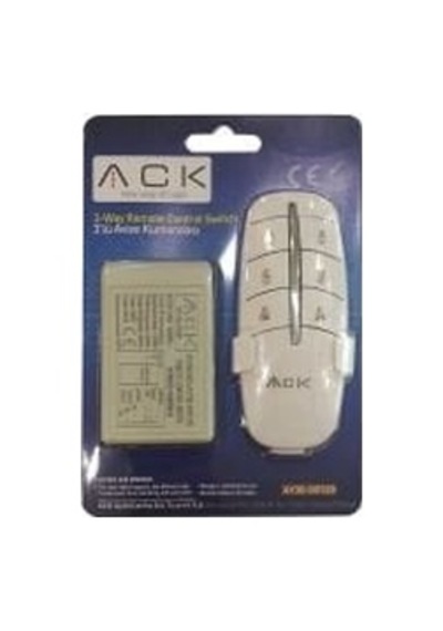 Ack Ay30-00120 3lü 220v Aydınlatma Kumandası Çok Renkli