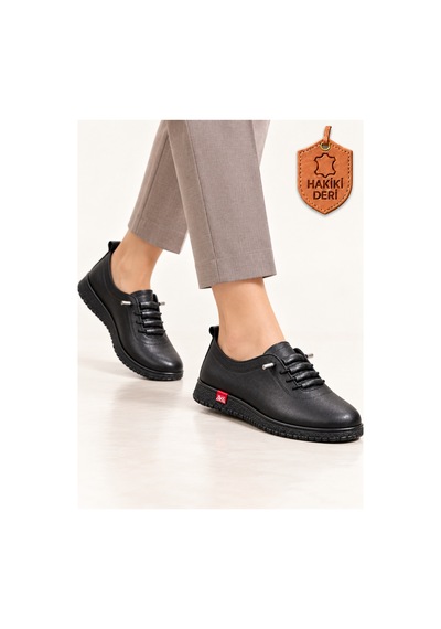 Ms Baccio Kadın İçi Dış Hakiki Deri Sade Model Çok Şık Çok Rahat Ortopedik Taban Günlük Casual Ayakkabı Siyah Ms Baccio Kadın İçi Dış Hakiki Deri Sade Model Çok Şık Çok Rahat Ortopedik Taban Günlük Casual Ayakkabı Siyah