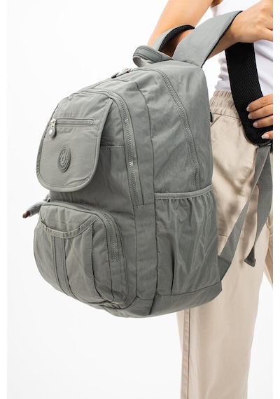 571 Collections Ultra Hafif Çok Cepli Su Geçirmez Sırt Çantası Unisex Gri Model: 571-2e - Gri