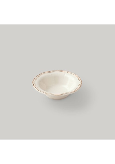 Linens Cinnamon Porselen 17 Cm Kase Ekru-kahve Ekru