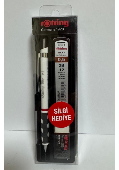 Versatil Beyaz Kalem 0.5+min+silgi Hediye