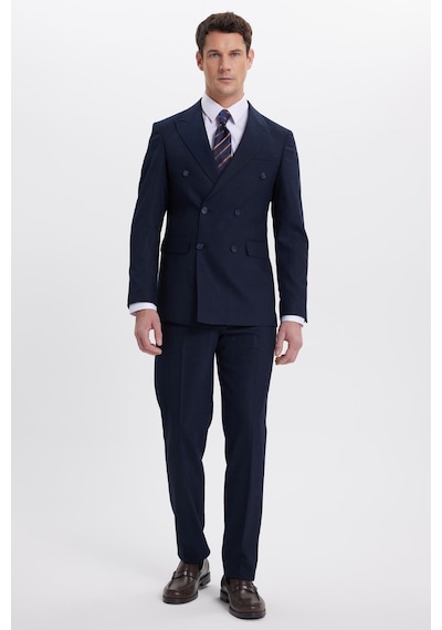 Tudors Erkek Slim Fit Sivri Yaka Çizgili Kapaklı Cepli Lacivert Takım Elbise-41960 Lacivert Tudors Erkek Slim Fit Sivri Yaka Çizgili Kapaklı Cepli Lacivert Takım Elbise-41960 Lacivert