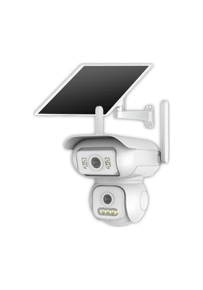 Onqam Js-sw2 2x3mp Wi-fi Dış Mekan Güneş Enerjili Pt Güvenlik Kamerası - 2 Lensli, 7/24 Kayıt Aov Onqam Js-sw2 2x3mp Wi-fi Dış Mekan Güneş Enerjili Pt Güvenlik Kamerası - 2 Lensli, 7/24 Kayıt Aov