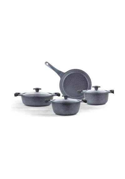 Thermoad Alüminyum Granit Döküm Graneu Model 7 Parça Set