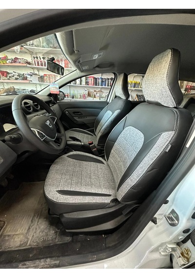 Dacia Duster -özel Dikim-1060 Keten-900 Deri
