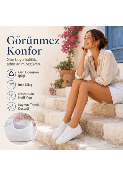 Çorap Giyim Kadın Geri Dönüşüm İplikli 6 Lı Görünmez Sneaker Çorap, İnce Dikişli Nefes Alan Babet Çorap Siyah Beyaz Gri