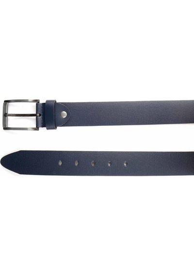 Bambi Lacivert Leather Erkek Kemer U08657019503 Lacivert