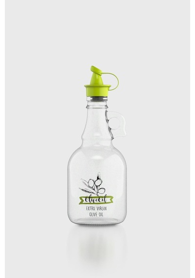 Renga Urla Olive Oil 500 Ml Yeşil Kapaklı Cam Yağlık 152076 Yeşil