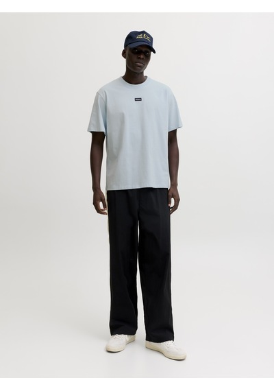 Jack&jones Jcoclub Badge Tee Ss Crew Neck Mavi