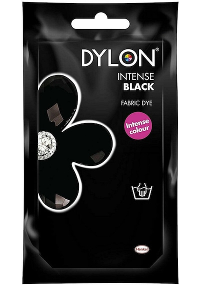 Dylon Elde Boyama Yoğun Siyah Kumaş Boyası 50g Siyah