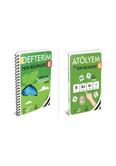 Arı 8. Sınıf Fen Bilimleri Akıllı Defter Ve Atölyem Serisi Set 2