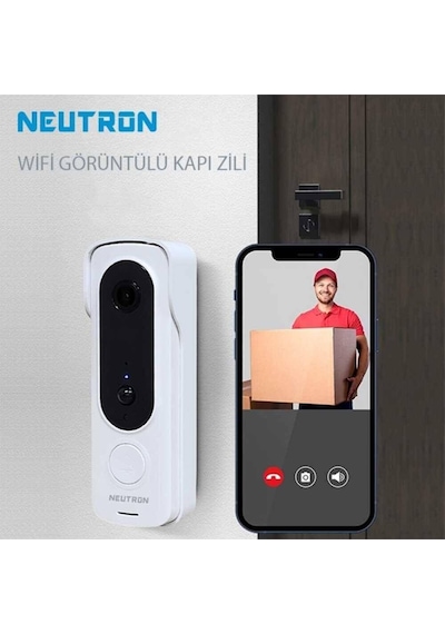 Ntl-sb-02mp Wifi Görüntülü Kapı Diyafonu Kapı Zili