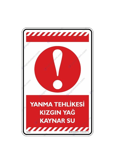 Yanma Tehlikesi Kızgın Yağ Ve Kaynar Su