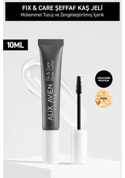 Alix Avien Fix & Care Brow Setter Make Up Fixing Uzun Süre Kalıcı Doğal Hacim Veren Besleyici Kaş Sabitleyici Bakım Jeli