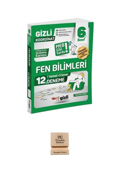 Gizli 6. Sınıf Fen Bilimleri 12'li Deneme-meb Gibi Sordu + Telefon Standı