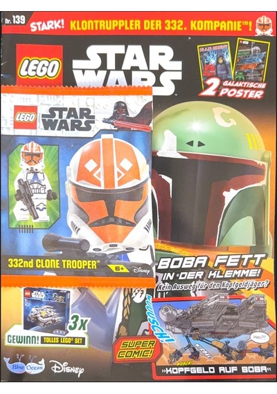 Lego Star Wars Aylık Dergi Nr.139 - 332th Clone Trooper Figür - Almanca