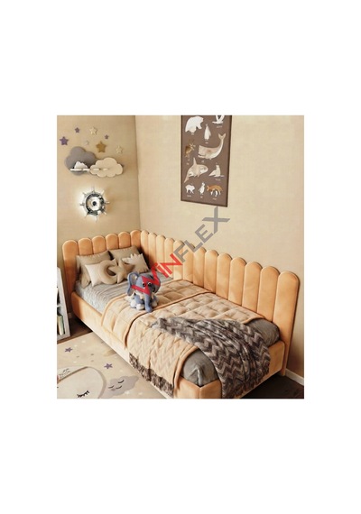 0winflex Yatak Başlık ,duvar Ve Oda Dekorasyon Panel 10adet- 15x100cm Turuncu 100 x 150 CM