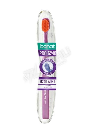 2 Adet Banat Pro 6240 Kutulu Yumuşak Diş Fırçası