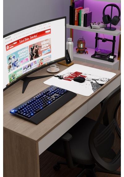 Vinland Saga Anime V4 - 48x40 Xl Gaming Kauçuk Kaymaz Taban Mouse Pad Fare Altlığı